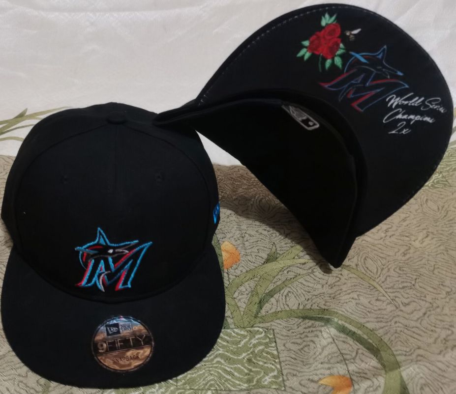 2021 MLB Miami Marlins Hat GSMY610->mlb hats->Sports Caps